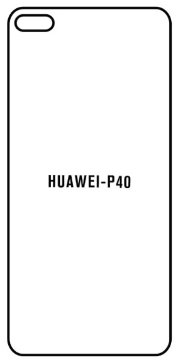 Hydrogel - matná ochranná fólia - Huawei P40