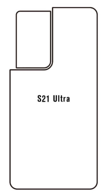 Hydrogel - zadná ochranná fólia - Samsung Galaxy S21 Ultra 5G - typ výrezu 6