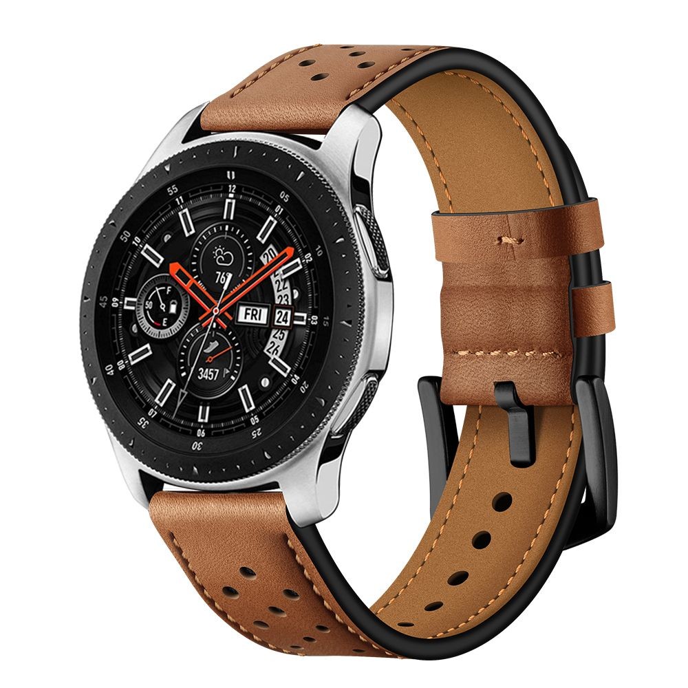 REMIENOK TECH-PROTECT LEATHER SAMSUNG GALAXY WATCH 46MM BROWN