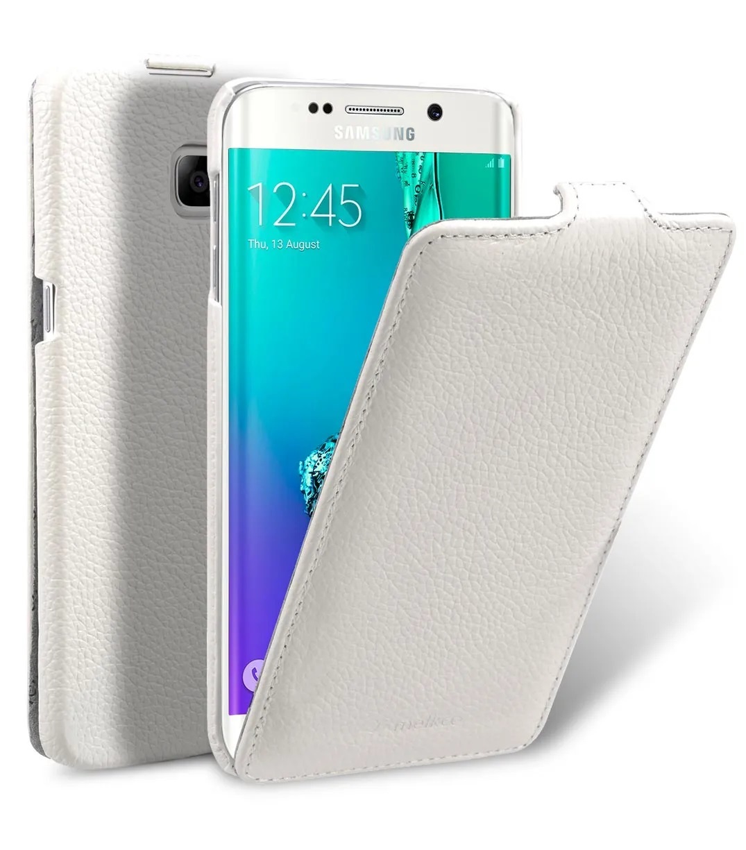 Samsung Galaxy S6 - vyklapací kryt biely