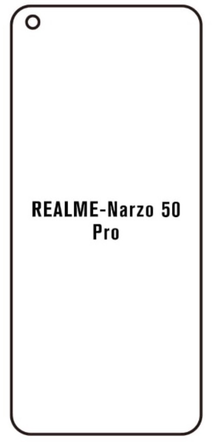 Hydrogel - Privacy Anti-Spy ochranná fólia - Realme Narzo 50 Pro 5G