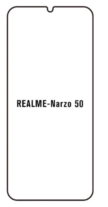 Hydrogel - matná ochranná fólia - Realme Narzo 50 5G