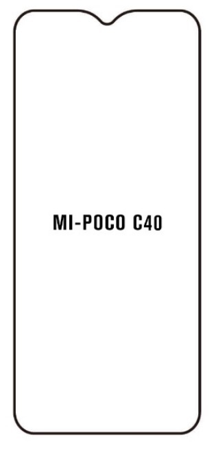 Hydrogel - Privacy Anti-Spy ochranná fólia - Xiaomi Poco C40