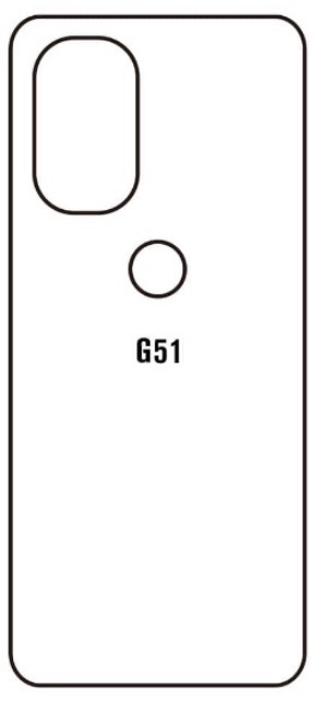 Hydrogel - zadná ochranná fólia - Motorola Moto G51 5G