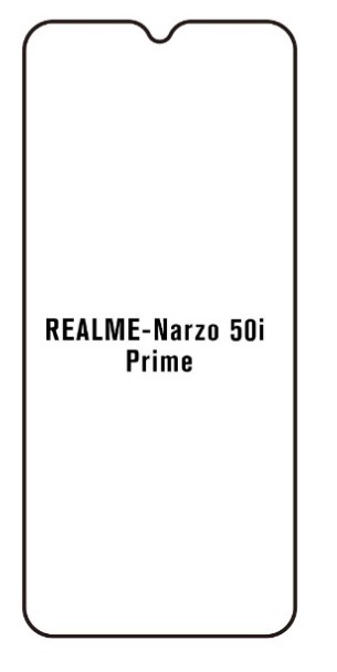 Hydrogel - matná ochranná fólia - Realme Narzo 50i Prime