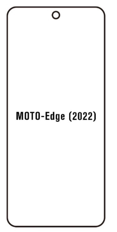 Hydrogel - matná ochranná fólia - Motorola Edge (2022)