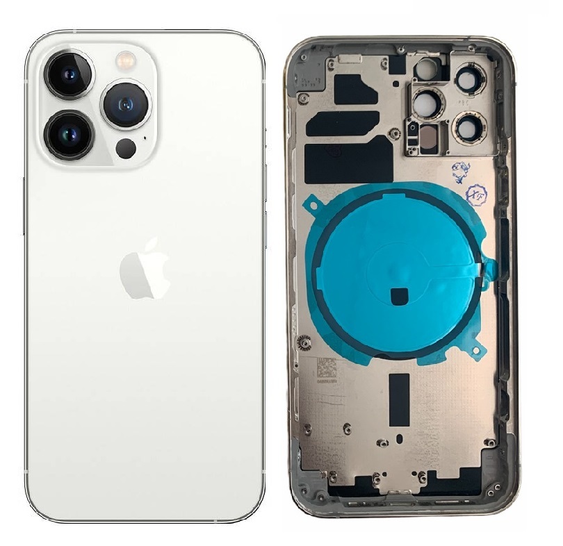 Apple iPhone 13 Pro - Zadný housing (silver)