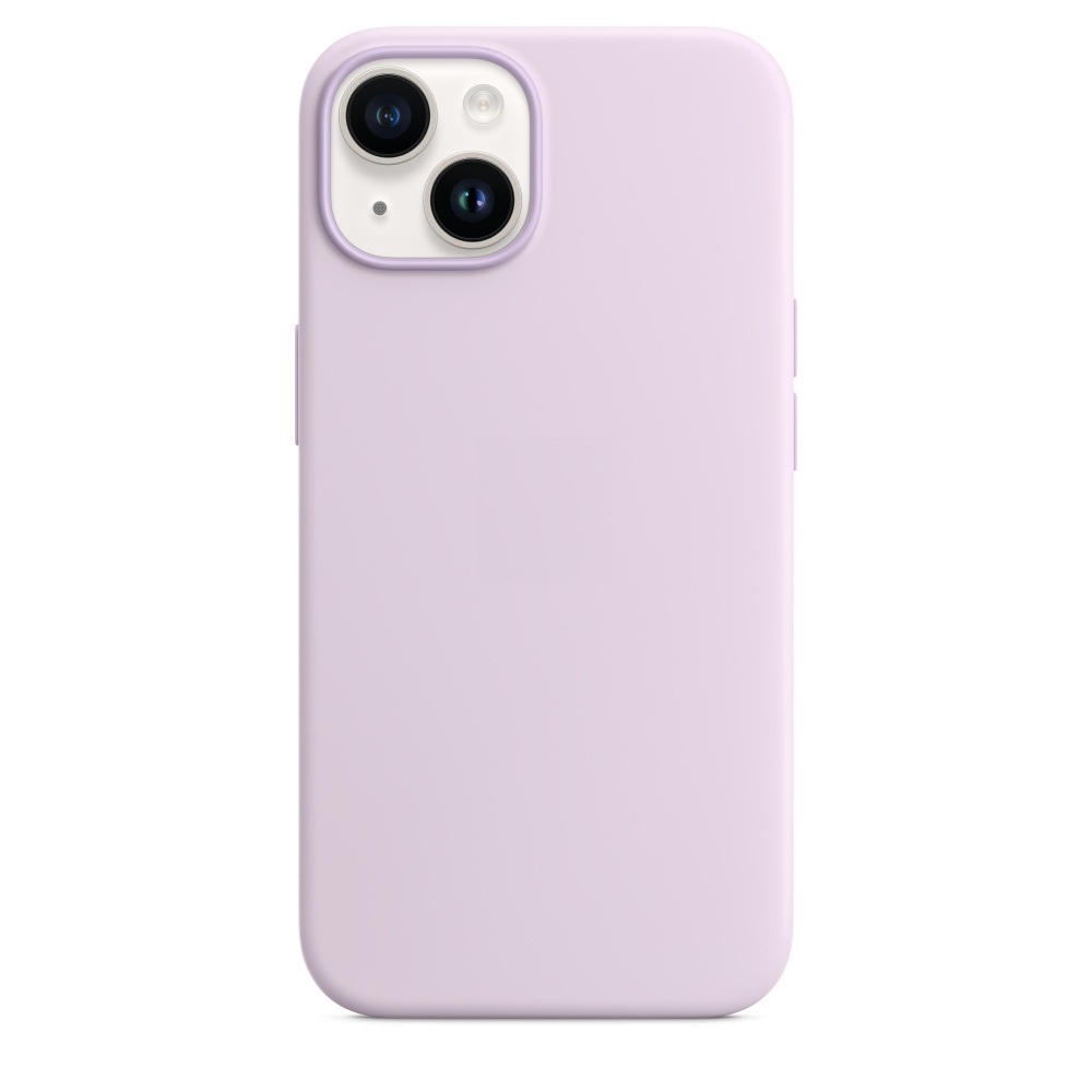 iPhone 14 Plus Silicone Case s MagSafe - Lilac design (fialový)