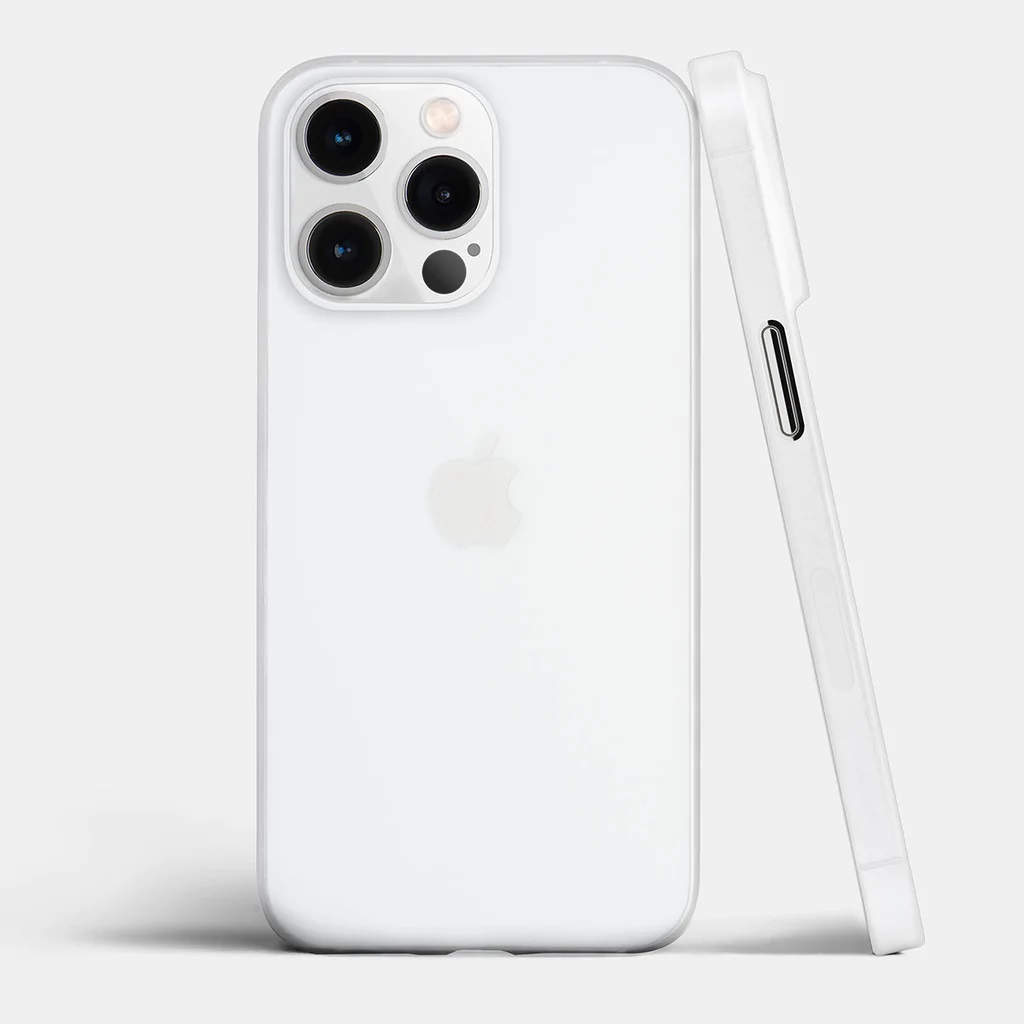 Slim Minimal iPhone 14 Pro - clear white