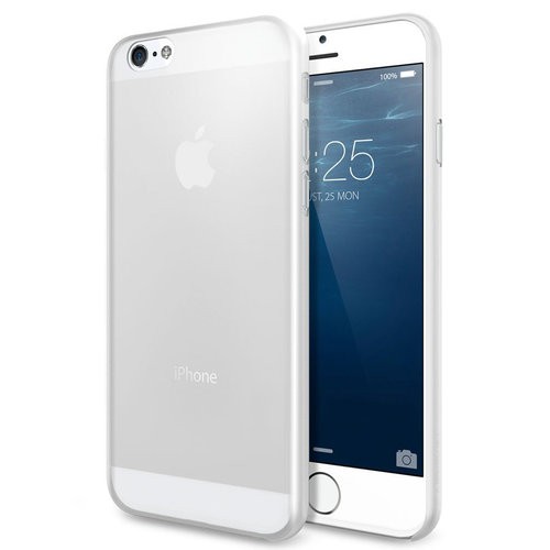 Matný ultratenký kryt iPhone 6/6S biely