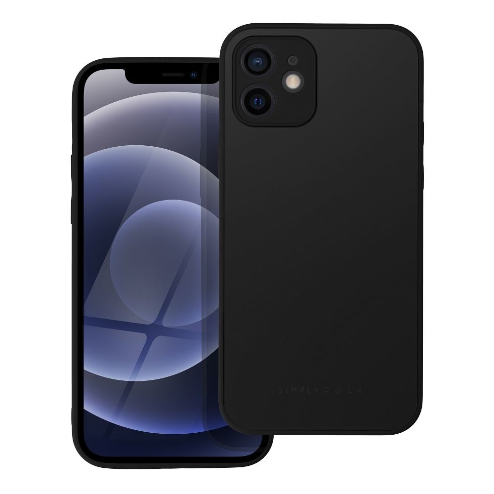 Roar Matte Glass Case  -  iPhone 12 čierny