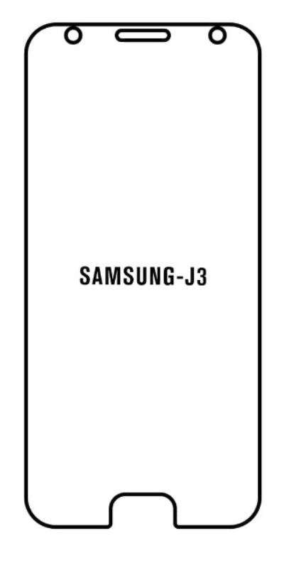 Hydrogel - ochranná fólia - Samsung Galaxy J3 2017 (case friendly)