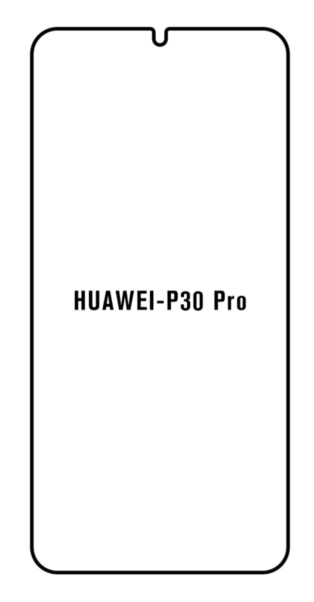 Hydrogel - ochranná fólia - Huawei P30 Pro (case friendly)