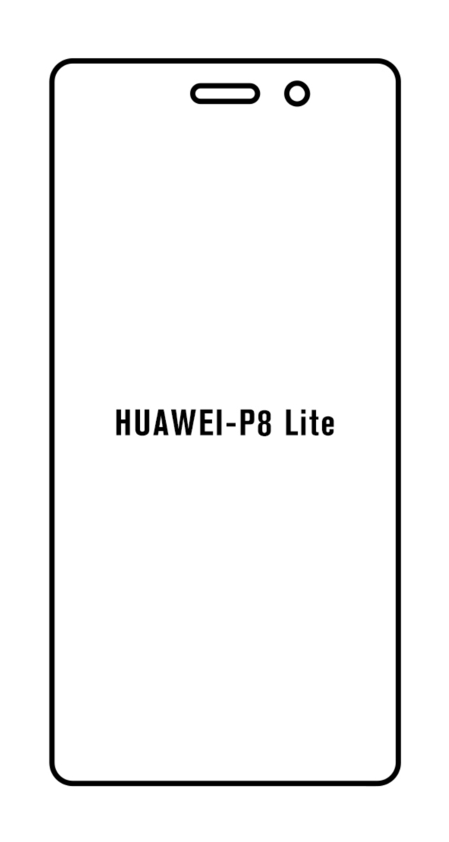 Hydrogel - ochranná fólia - Huawei P8 Lite (case friendly)