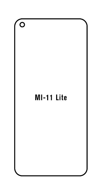 Hydrogel - ochranná fólia - Xiaomi Mi 11 Lite/Mi 11 Lite 5G (case friendly)