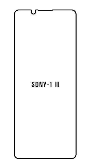 Hydrogel - ochranná fólia - Sony Xperia 1 II (case friendly)