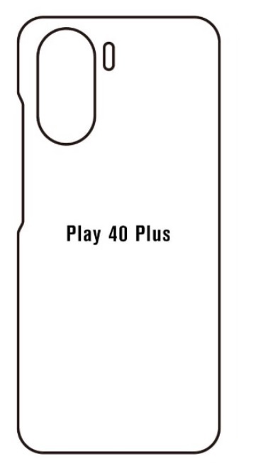 Hydrogel - zadná ochranná fólia - Huawei Honor Play 40 Plus