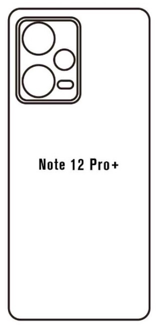 Hydrogel - zadná ochranná fólia - Xiaomi Redmi Note 12 Explorer