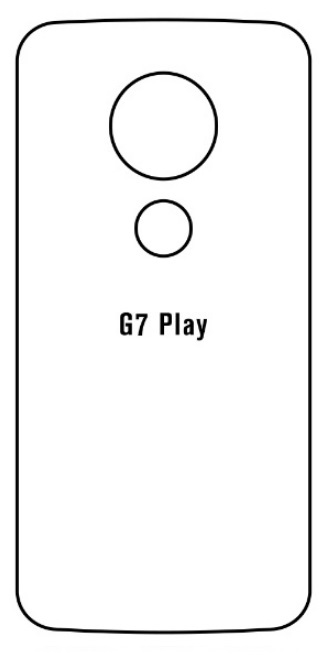 Hydrogel - zadná ochranná fólia - Motorola Moto G7 Play