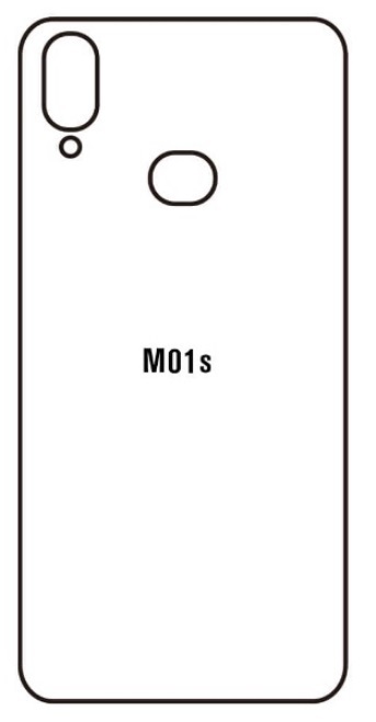 Hydrogel - matná zadná ochranná fólia -  Samsung Galaxy M01s
