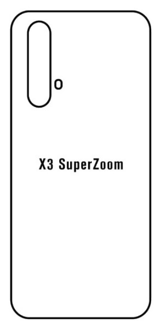 Hydrogel - matná zadná ochranná fólia - Realme X3 Superzoom