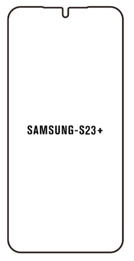 Hydrogel - ochranná fólia - Samsung Galaxy S23+ (case friendly)