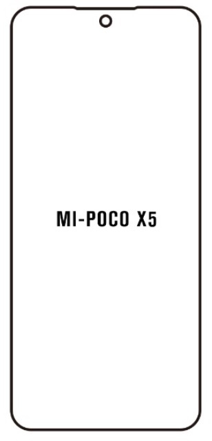 Hydrogel - matná ochranná fólia - Xiaomi Poco X5 5G