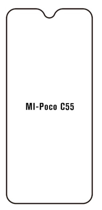 Hydrogel - matná ochranná fólia - Xiaomi Poco C55