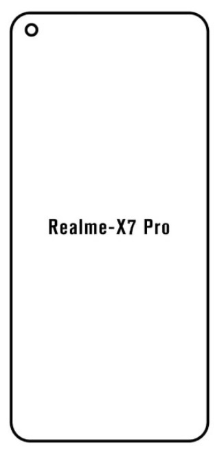 UV Hydrogel s UV lampou - ochranná fólia - Realme X7 Pro