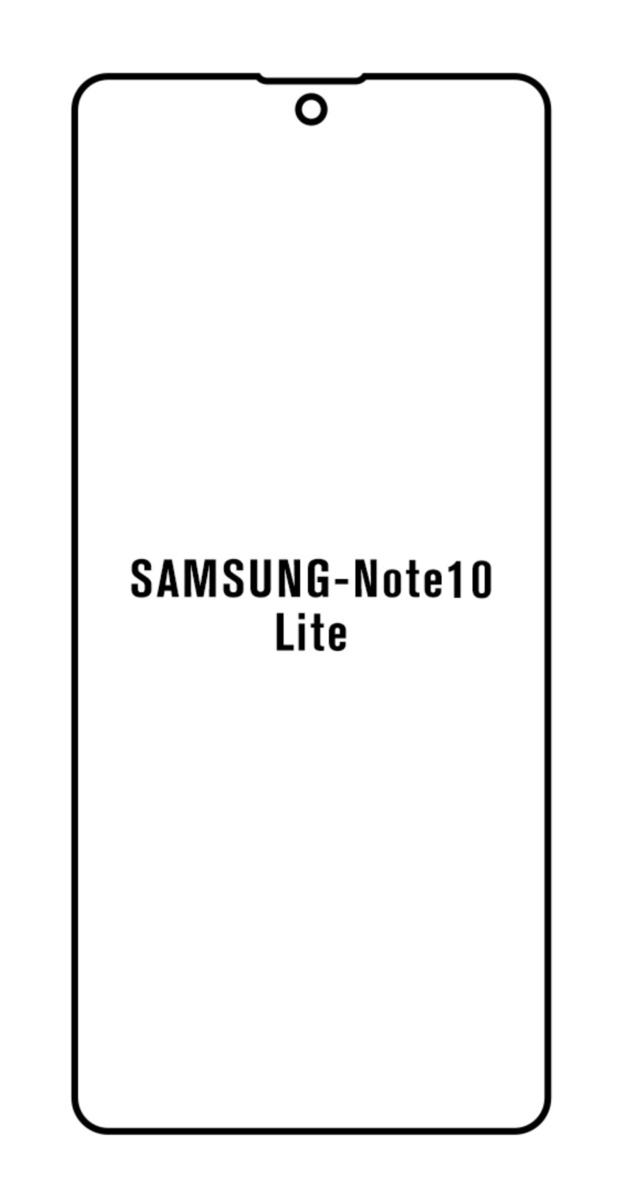 UV Hydrogel s UV lampou - ochranná fólia - Samsung Galaxy Note 10 Lite