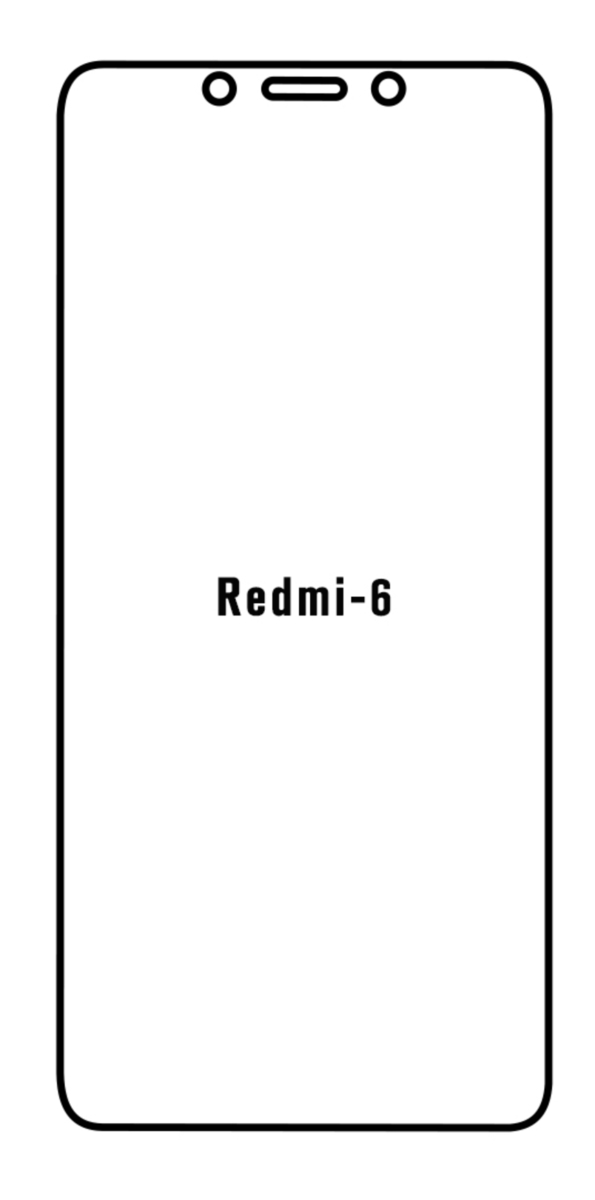 UV Hydrogel s UV lampou - ochranná fólia - Xiaomi Redmi 6/6A