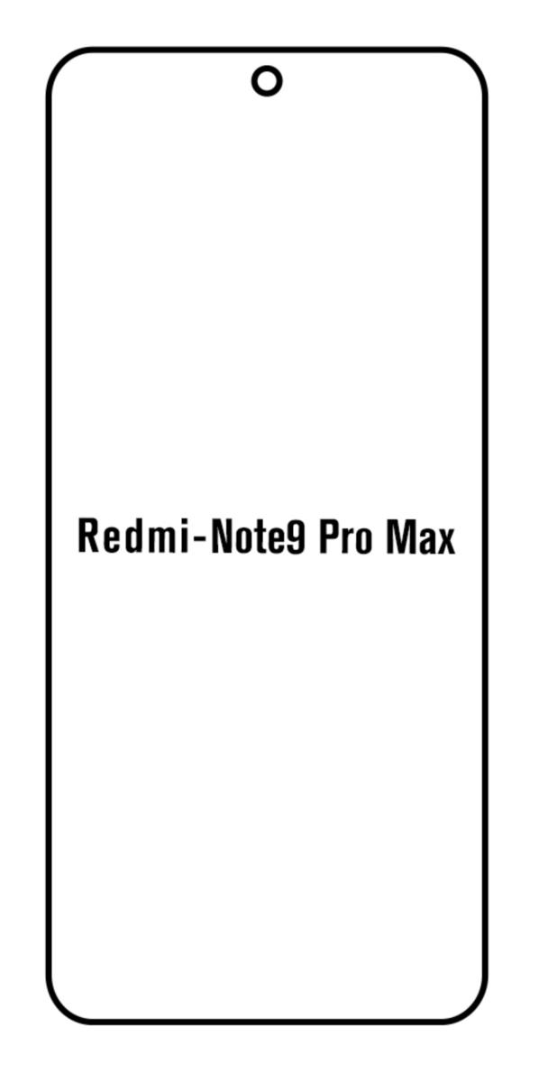 UV Hydrogel s UV lampou - ochranná fólia - Xiaomi Redmi Note 9 Pro Max