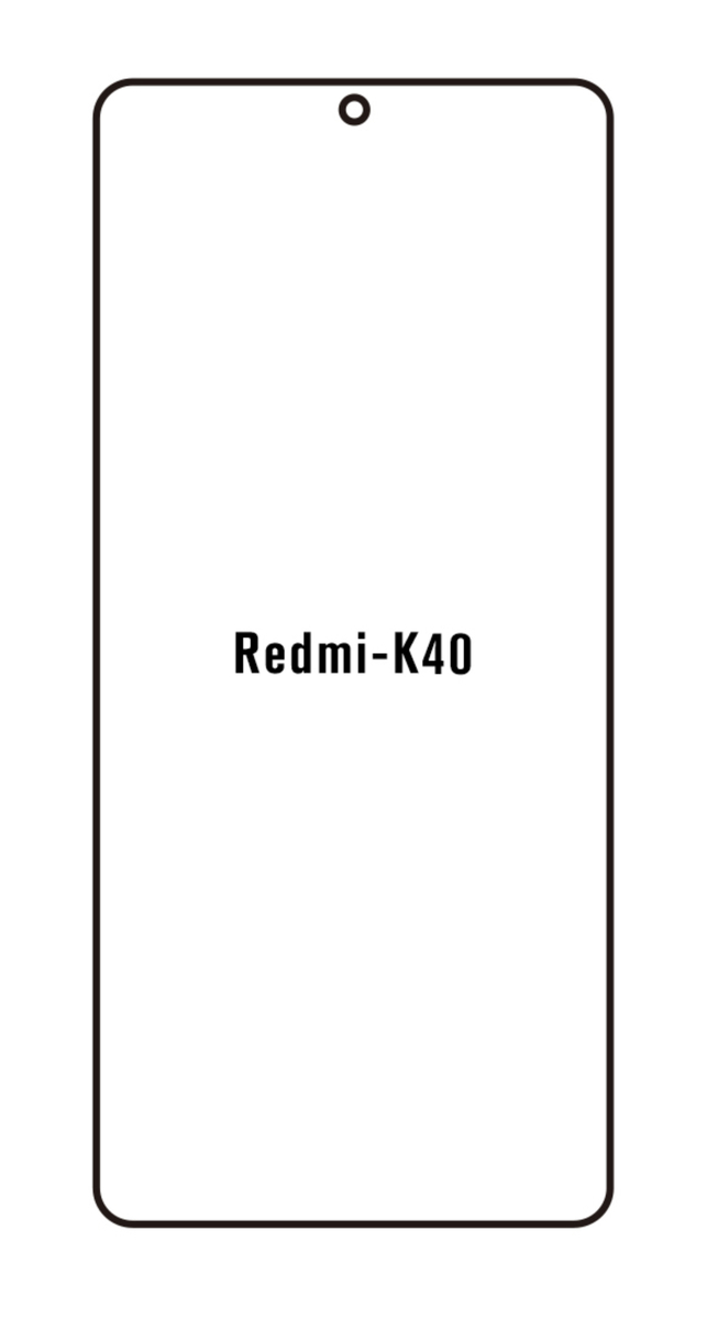 UV Hydrogel s UV lampou - ochranná fólia - Xiaomi Redmi K40