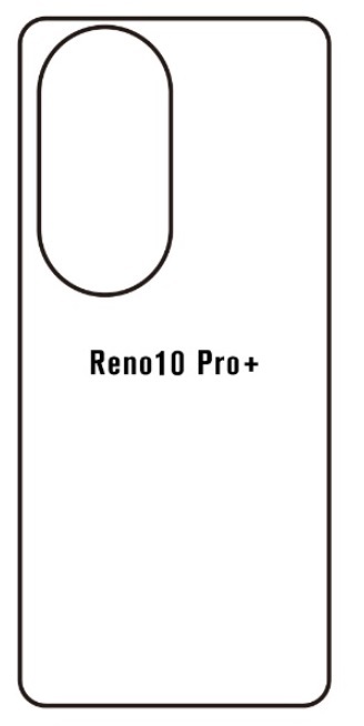 Hydrogel - matná zadná ochranná fólia - OPPO Reno 10 Pro+ 5G