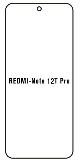 Hydrogel - Privacy Anti-Spy ochranná fólia - Xiaomi Redmi Note 12T Pro