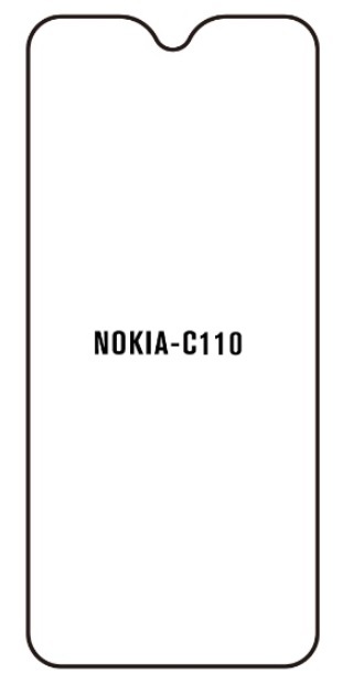 Hydrogel - ochranná fólia - Nokia C110 (case friendly)