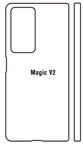 Hydrogel - matná zadná ochranná fólia - Huawei Honor Magic V2