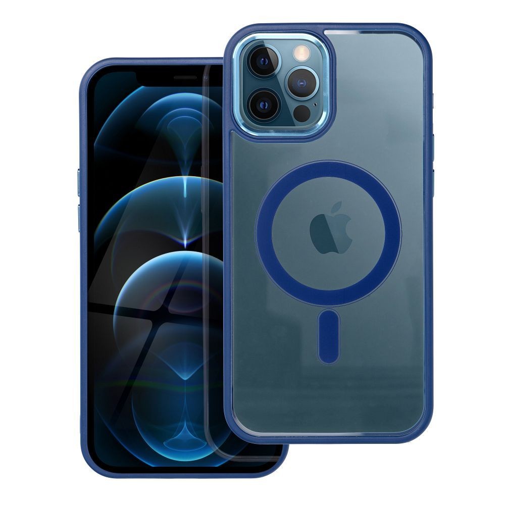 Color Edge Mag Cover  s MagSafe  iPhone 12 Pro Max  tmavomodrý modrý