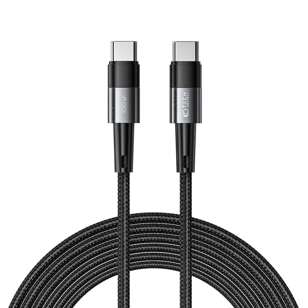 KÁBEL TECH-PROTECT ULTRABOOST TYPE-C CABLE PD100W/5A 300CM GREY