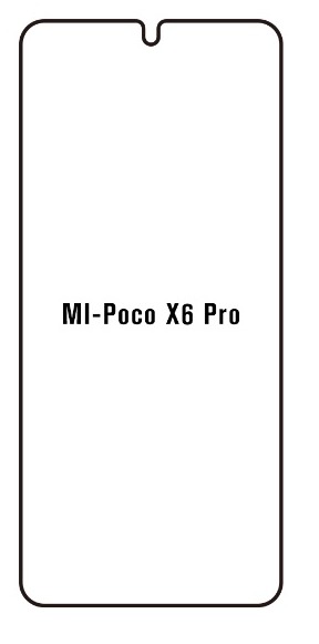 Hydrogel - ochranná fólia - Xiaomi Poco X6 Pro (case friendly)