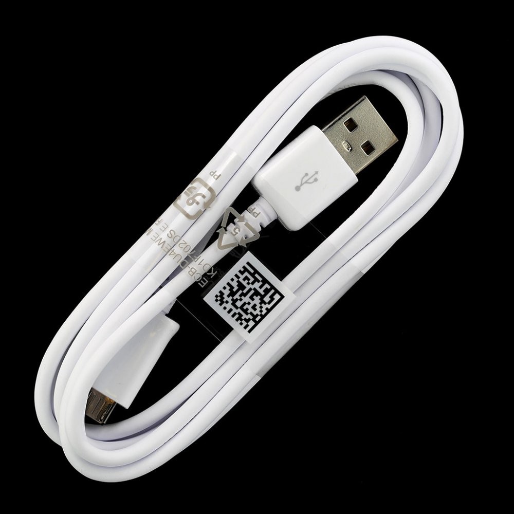 ECBDU4EWE Samsung microUSB Dátový Kábel White (Bulk)