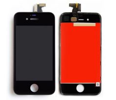 Čierny LCD displej s digitizérom pre iPhone 4S