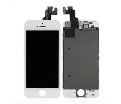 Biely LCD displej iPhone 5S s prednou kamerou + proximity senzor OEM (bez home button)