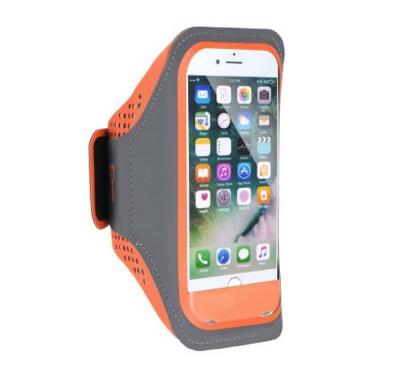 Armband - univerzálny držiak telefónu na ruku do 5'' - sport orange