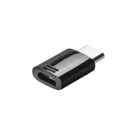 Original Adapter Samsung GH98-40218B micro USB - USB typ C black