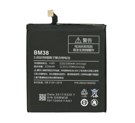 Xiaomi Mi4s - batéria 3260mAh Li-Ion (BM38)