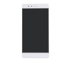 LCD displej + dotyková plocha pre Huawei P9 s rámom, White