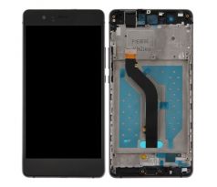 LCD displej + dotyková plocha pre Huawei P9 Lite s rámom, Black
