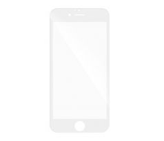 5D Hybrid ochranné sklo iPhone 7 Plus/iPhone 8 Plus s tvrdenými okrajmi - biele
