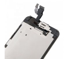 ORIGINAL Čierny LCD displej iPhone 6S s prednou kamerou + proximity senzor OEM (bez home button)